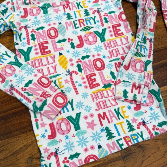 Kids The Children’s Place PJ Place Christmas Pajama Set Size 5T - Picture 2 of 7